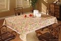 PVC tablecloth with lace edge 3