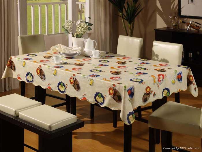 vinyl printed tablecloth 2