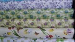 flannel back peva printed tablecloths ROLL