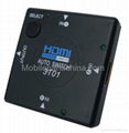 3 in and 1 out HDMI auto switcher