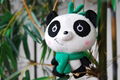 11CM Panda plush/stuffed doll