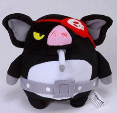 Plush/soft/baby doll/toy - Smoking HeyHey pig Material: Plush size: H:20cm