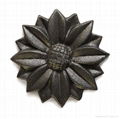 Cast Iron Fence Flower 1