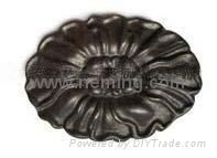 Cast Iron Fence Flower 4