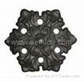 Cast Iron Fence Flower 5