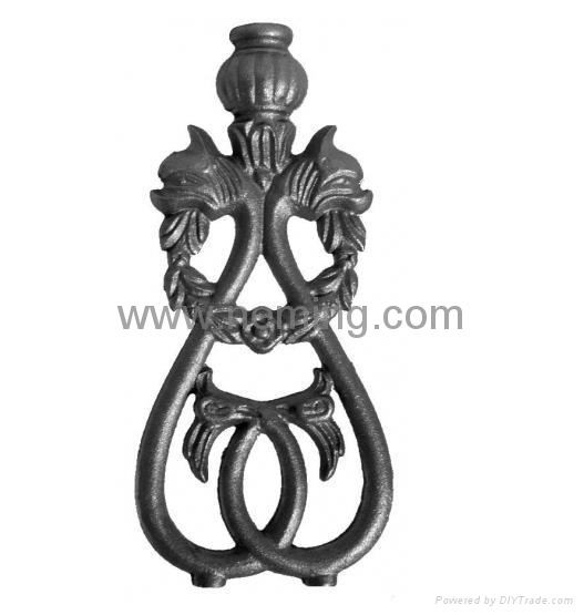 Cast Iron Ornamental Crown for gate P09 (China Manufacturer) Construction Accessories