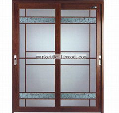 swing glass door