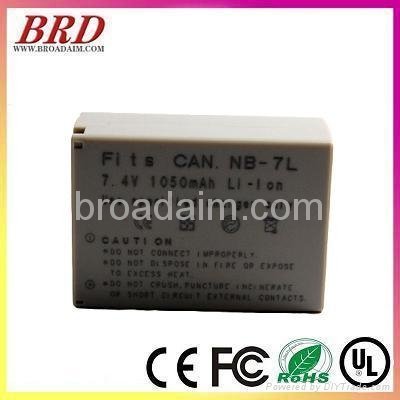 High quality For Canon Nb-7L replacement camera battery