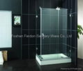 big aluminum guide shower enclosure