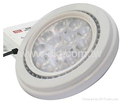 15W DIMMABLE LED AR111 (NICHIA + MEANWELL)