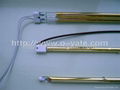 gold coated infrared halogen heating tube/lamp 1