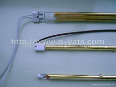 gold coated infrared halogen heating tube/lamp