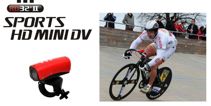 Mini DV HD Sports Camera with Built-in LED Lights, Lithium Battery and AVI Video 2