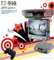 Flip Down DVD Player with 32-bit Games,