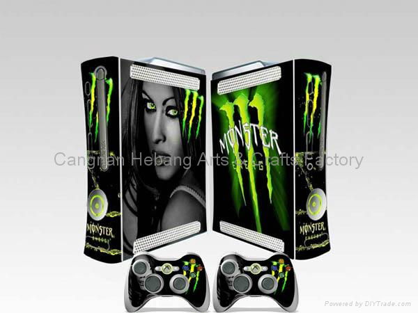 xbox360 skin decal stickers various design print according to customer' s pictur 4