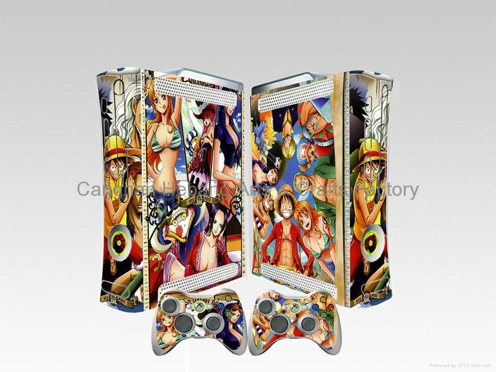 xbox360 skin sticker with two controller skins 3