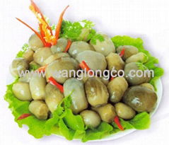 Canned straw mushroom