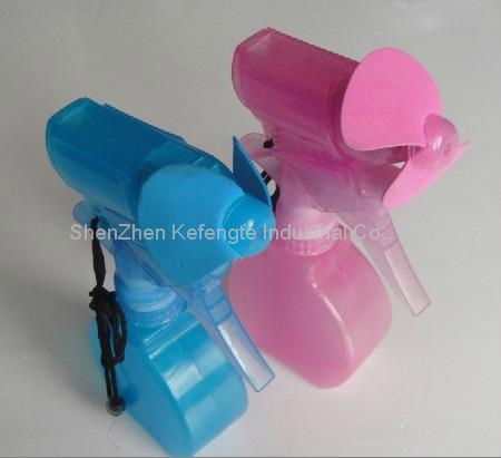 Hand Held Mini Fan with Water Spray  3