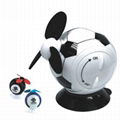 football mini desk fan