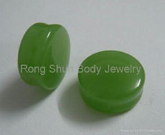 glass plugs