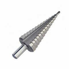 Step drill bits