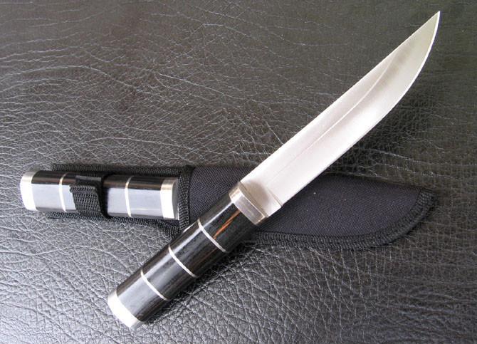 440Steel hunting knife with 25.5cm whole length 2