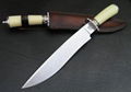 420J2 Steel hunting knife with colophony crafts  handle