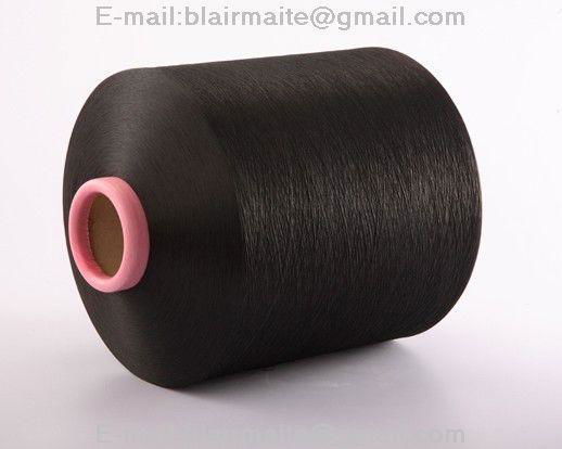 DTY,POY dope dyed black yarn