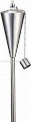 stainless steel garden torch oil lamp oil burner