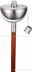 stainless steel garden torch oil lamp oil burner