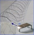 concertina barbed wire of razor blade