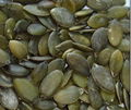 Pumpkin seeds grown without shell