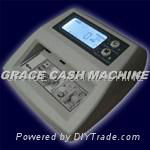 Counterfeit money detector with multiple currencies