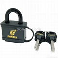 square iron padlock 5