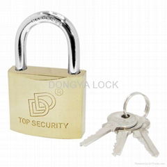 electroplated padlock