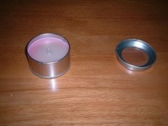 candle tin can packaging