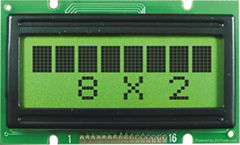 8 x 2 Character LCD Module