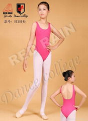 dance wear- tank mid-back leotard- dance leotard