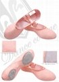 canvas double layers upper split soles ballet shoes 4