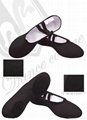 canvas double layers upper split soles ballet shoes 5
