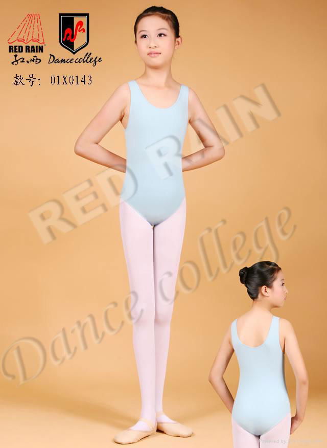 double straps low-back dance leotard 2