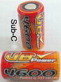 Sub-C Battery Used for RC Car