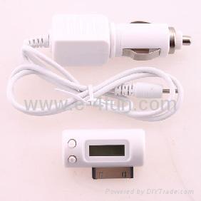 iPhone (3G) FM Transmitter with Car Charger