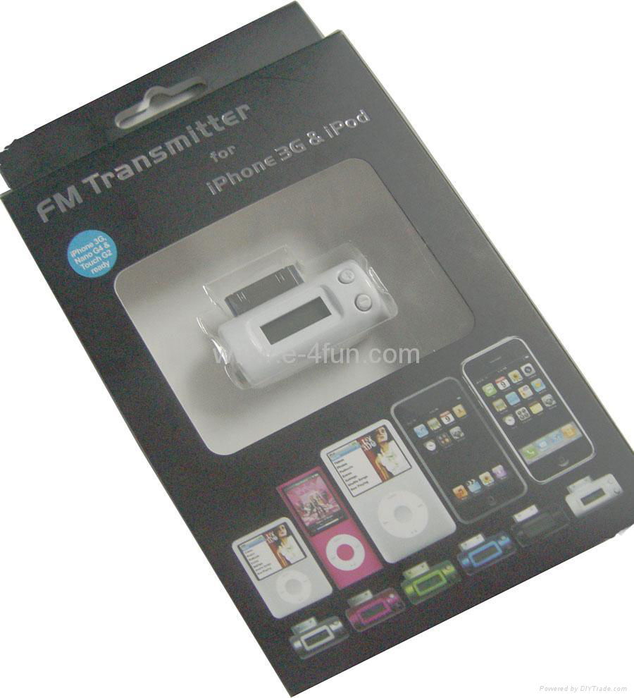 iPhone (3G) FM Transmitter with Car Charger 3