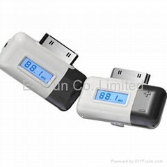 LCD Wireless Transmitter for iPod and iPhone with car charger 