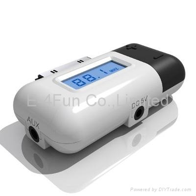 LCD Wireless Transmitter for iPod and iPhone with car charger  3