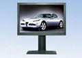 24"LCD monitor with elevation stand