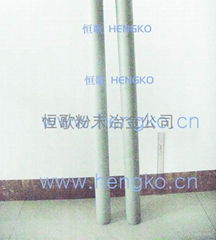 Stainless steel sintering filter tubes