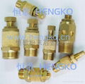 Copper muffler throttle valve