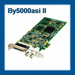ASI and analog bypass video playout card